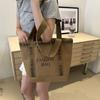 Stylish Large Capacity Canvas Tote Bag For Women Perfect For Spring Fashion And Daily Use
