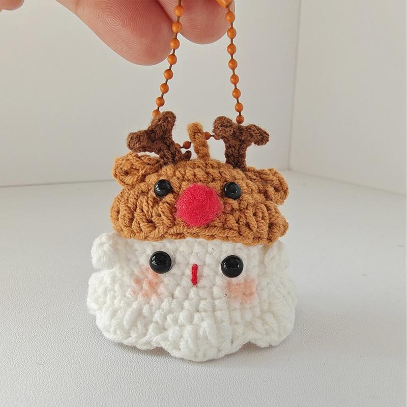 Hand Woven Christmas Tree Finished Crochet Ornaments Creative Christmas Gift for Women Christmas Decorations Navidad Supplies