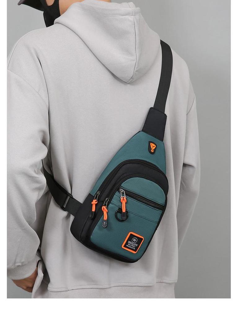 Men's Trendy Multi-Layer Crossbody Chest Bag - 2025 Wear-Resistant, Stylish, Portable Shoulder Backpack