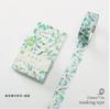 Beautiful Wash Tape Flower Plant Japanese Masking Adhesive Tape Decors Scrap Booking Sticker Label