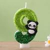 Cute Panda Digital Birthday Cake Party Candles - Hot Selling Item