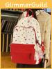 School Backpack For Girls With Oxford Fabric And Butterfly Bow For Teen Study Use