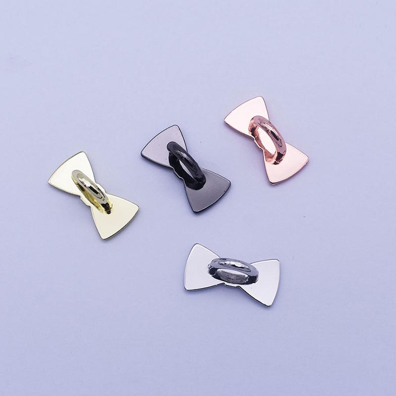 2/4Pcs Adhesive Metal Stars Moon Bow Phone Charm Holder Phone Case Finger Ring Stand Hook Buckle Charm Clasp Accessory String