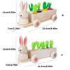 Wooden Rabbit And Carrot Play Set For Kids Encouraging Interactive Learning And Parent Child Bonding