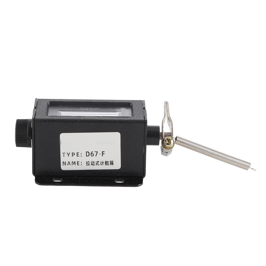 D67F 5 Digit Mechanical Resettable Manual Hand Pull Stroke Tally Counter
