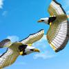 Non-Toxic 1Pcs Electric Flying Eagle Electronic Pet Toy Rotating Simulation Flying Bird With Light Music