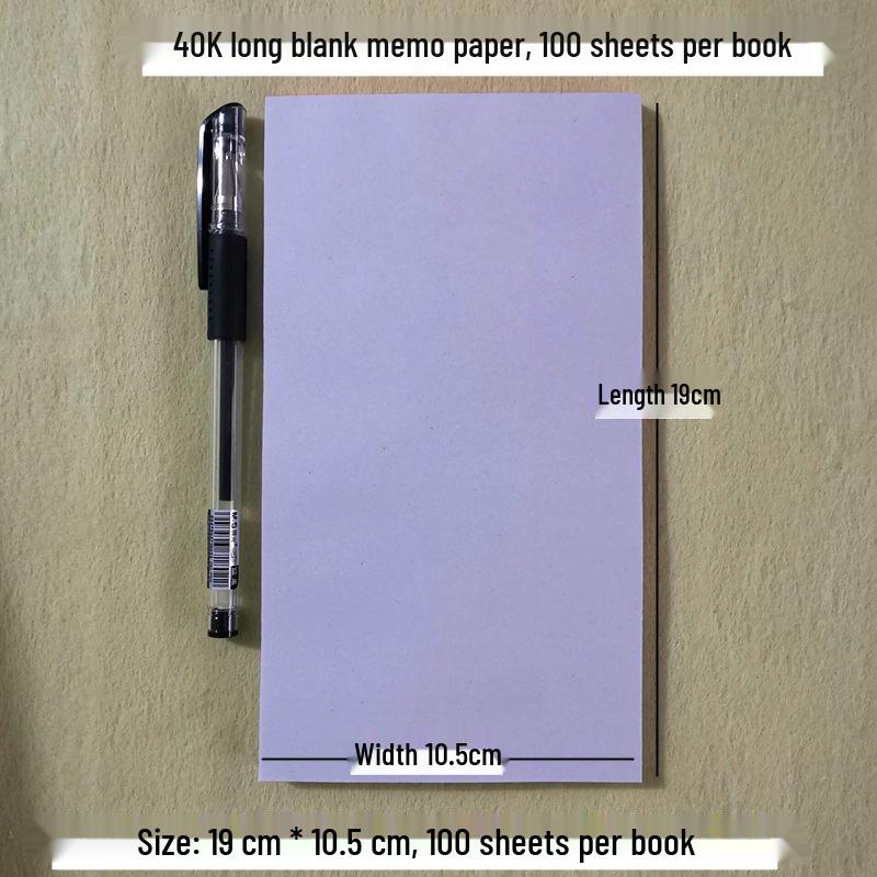 Super Value Thick Note Paper Notebook - 110 Blank Sheets