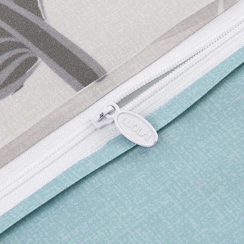 LUOLAI Normandy Tiffany Pure Cotton 4-Piece Bedding Set