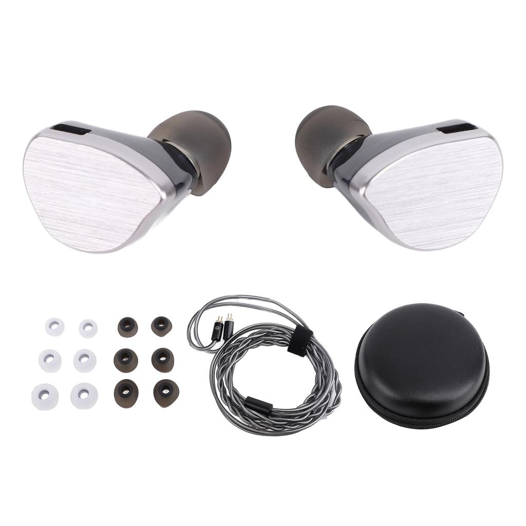 HiFi Wired Earbuds Earphones 12mm Dynamic Driver PET Diaphragm EQ Setting 0.78mm 2Pin HiFi