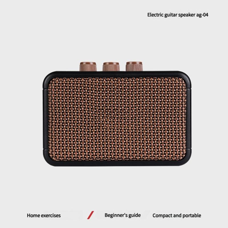 Lightweight Mini Electric Guitar Amplifier with Quality Sound and Long Last Playtimes for Traveling Musicians Performers