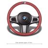 For BMW Car Ultra-Thin Suede Steering Wheel Cover Anti Slip Sweat Proof Protective Cover For BMW E46 E90 E60 F30 F10 E39 i3 i4 X