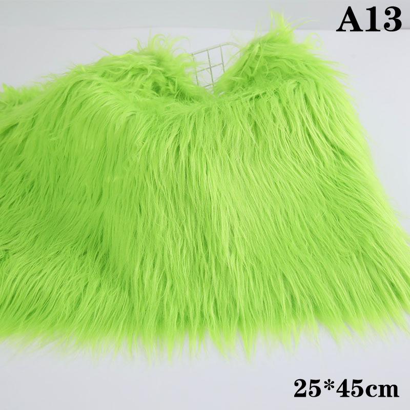 

25X45 см длинная искусственная меховая ткань для рукоделия костюм животного меховой материал для кукольных волос длинная шерсть плюшевая швейная ткань