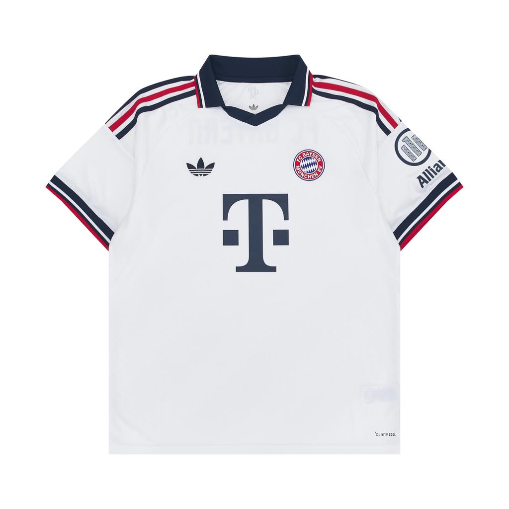 adidas FC Bayern München 2026/27 Uitshirt Wit - KR Maatvoering (Niet-strepend Ver.)