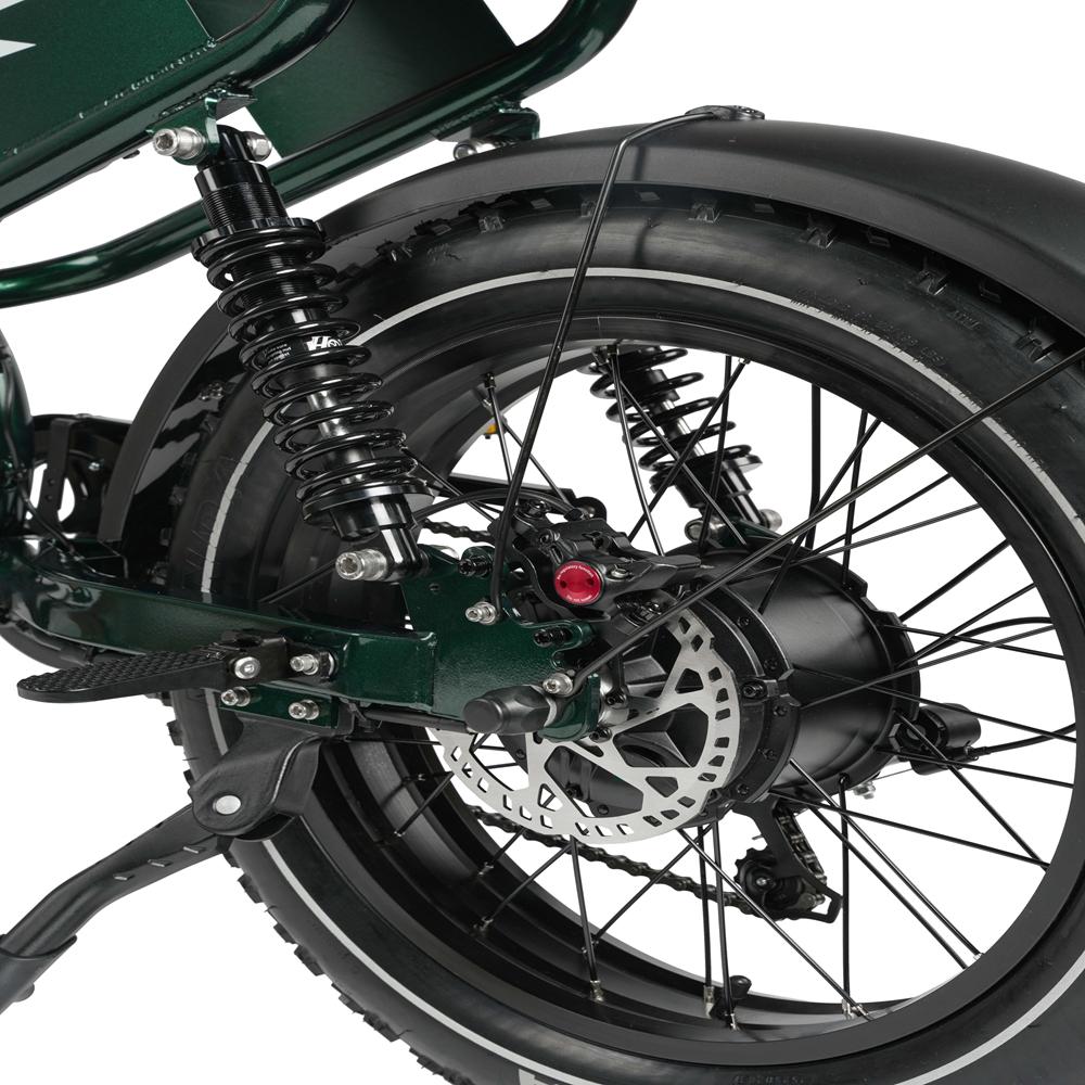 Bicicleta Elétrica Maxtron MX10 Motor 250W Pneu Gordo 20" Suspensão Total Bicicleta Elétrica para Adultos Velocidade Máxima 25Km/h Display LED 48V 13.5Ah