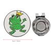 Zinc Alloy Removable Compact Golf Ball Marker Magnetic Hat Clip Anti Rust Cap Clamp Gift