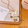 2024 Cute Cartoon Sweater Lanyard Chain for Women - Autumn/Winter Pendant Neckwear & Accessory