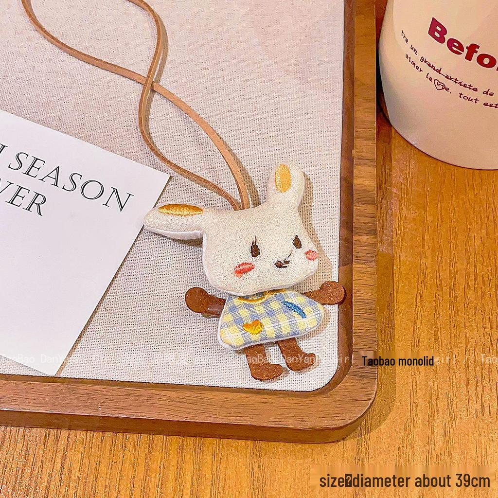2024 Cute Cartoon Sweater Lanyard Chain for Women - Autumn/Winter Pendant Neckwear & Accessory