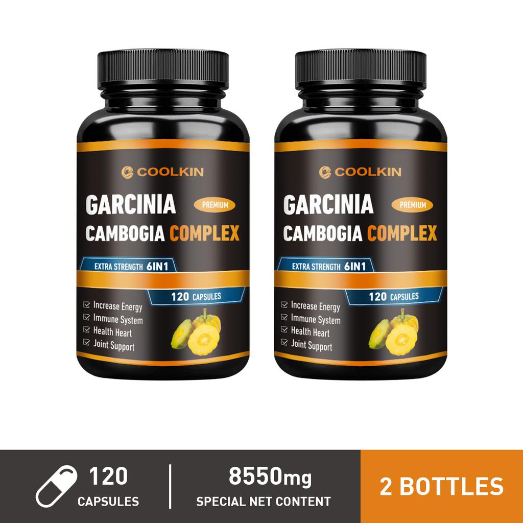 6-in-1 Garcinia Cambogia Potent Supplement, Gentle and Easily Absorbed, Suitable for Both Men and Women