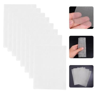 5PCS 20x15cm Welding Wire Mesh Net Stainless Steel Anti Debris Auto Hood Vent Repair Mesh Welding Piece