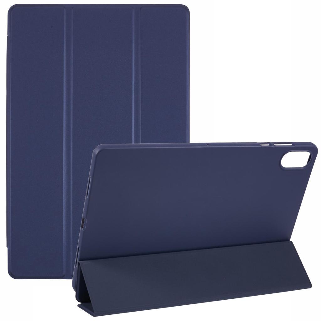 For Honor Pad X8a Case PU Leather+Silicone Tri-Fold Stand Tablet Cover