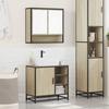 VidaXL Bathroom Furniture Set 2 Pcs Sonoma Oak, Storage Cabinet, Bathroom Cabinet, Vanity Unit 3300936