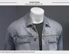 2024 Men's Spring & Autumn Denim Jacket: Loose-Fit, Large Size, Casual Workwear for Middle-Aged Men