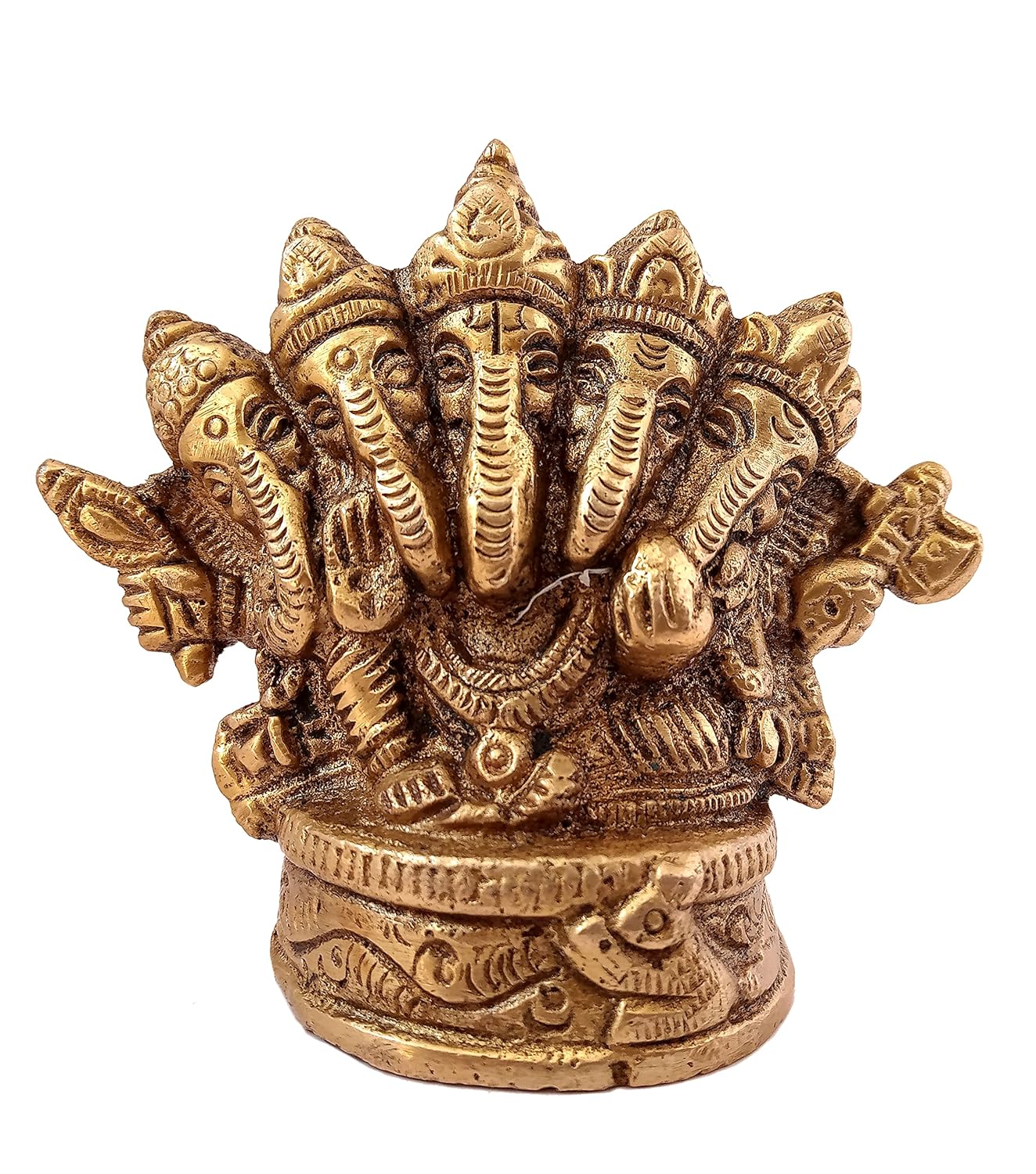 

Panchmukhi Lord Ganesha Idol, 5 Face Ganesh Ji Five Headed Ganpati Bappa Murti