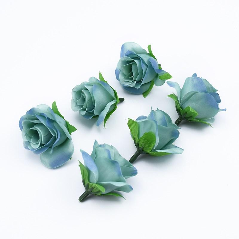 20pcs Artificial Plants Decorative Flowers Brooch Bride Wrist Diy Christmas Decorations for Home Cheap Artificial Flowers