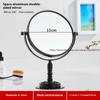 Black Gold Telescopic Mirror Bathroom Cosmetic Folding Beauty Wall Hanging Double-sided Mirror Bathroom