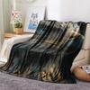Dark Eagles  Print Flannel Blanket, High quality Comfortable for All Seasons, Home Decor, Warmth and Comfort