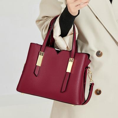 Leder Damen Tasche Schultertasche Tragbare Umhängetasche