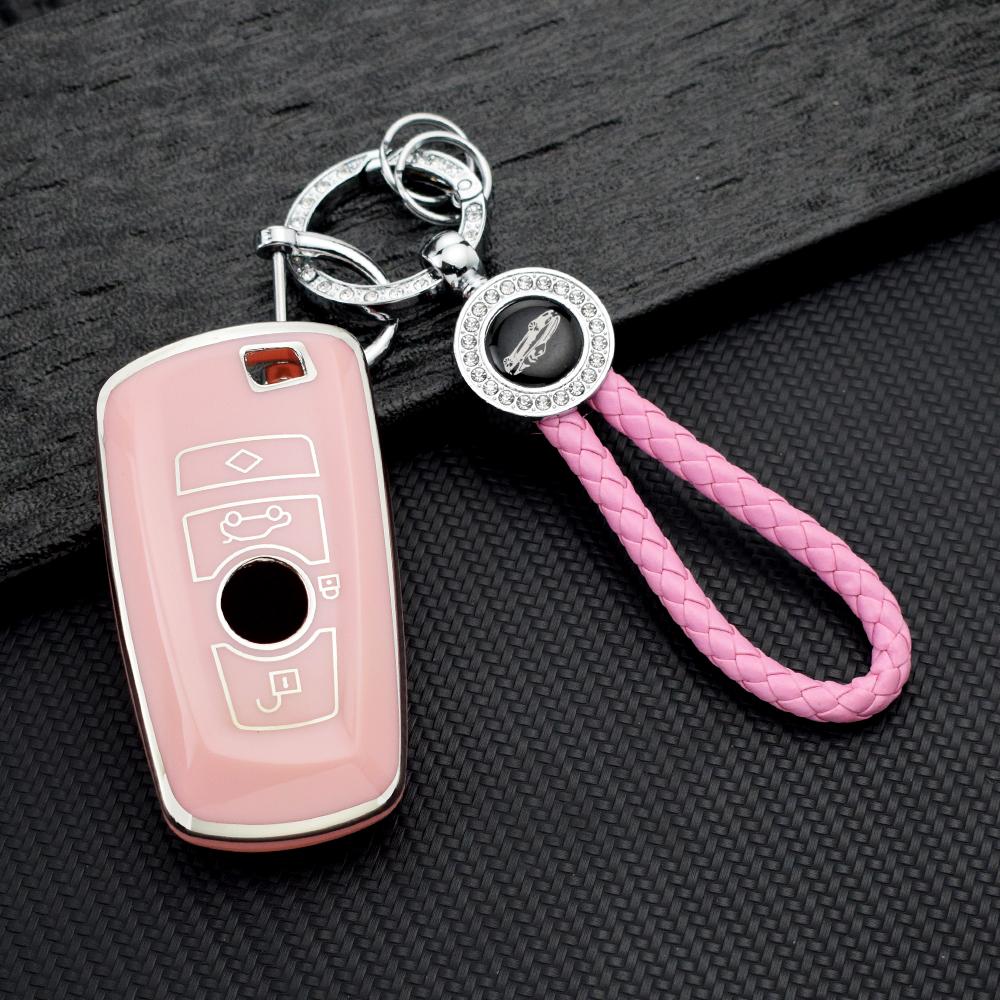 Soft Tpu Car Key Case For Bmw X3 X5 X1 1/3/5/7 Series X4 M3 M4 F30 F10 F18 F20 F15 F16 F25 E34 Key Cover Holder Accessories