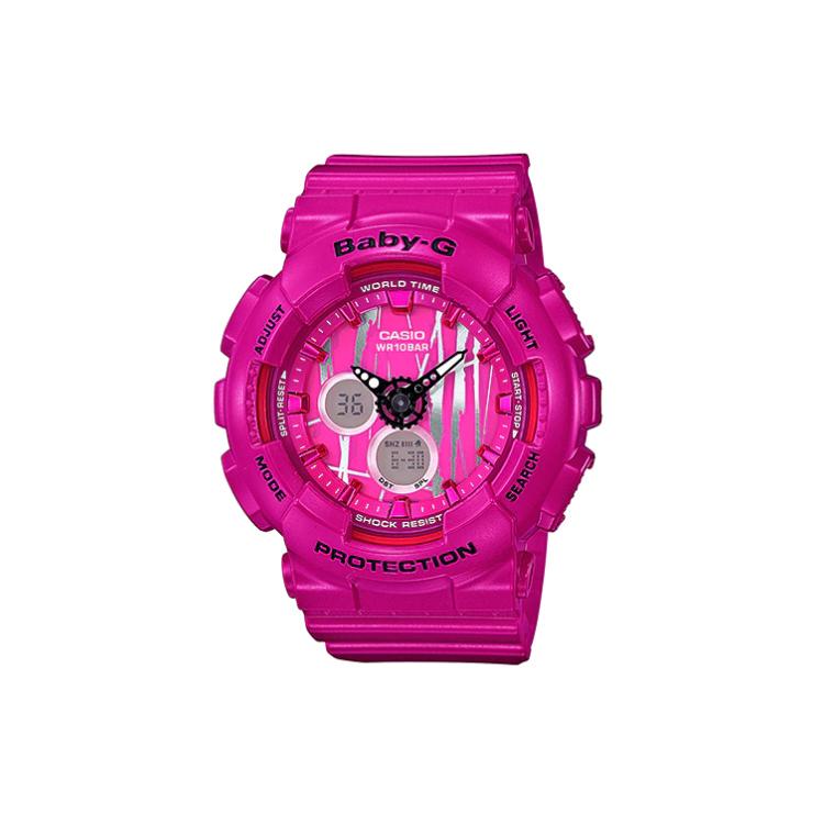 CASIO Women s BABY-G Red Watch BA-120SP-4A BA-120SP-4A Pink Watch Dial