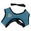 Pet Harness Reflective Pet General Harness with Traction Rope for Cats and Small and Medium Sized DogsBlue M