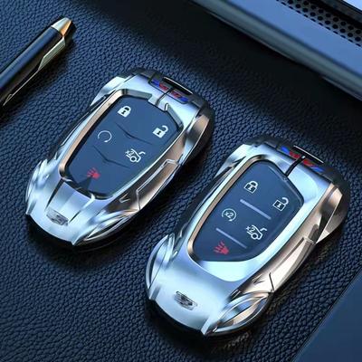 Kryt na kľúč zo zliatiny zinku, dizajn športového auta, pre Cadillac Escalade CTS XTS ATS ATS-L XLS SRX 4/5/6 tlačidiel 28T CTS-V XT5 CT6
