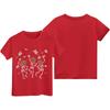 Kids' Halloween Print Neck Short Sleeve T-Shirt, Loose Fit Casual Top for Halloween Party