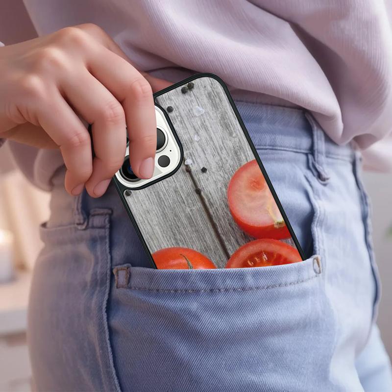 Tomatos Sliced Up Phone Case For iPhone 17 Air 15 16e 14 13 Pro Max Coque 12 11 Pro Max PLUS cover