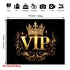 2D flat, 1 luxurious royal gold VIP photography background with elegant gold pattern - polyester fiber photo background,