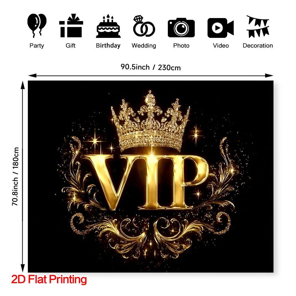 2D flat, 1 luxurious royal gold VIP photography background with elegant gold pattern - polyester fiber photo background,