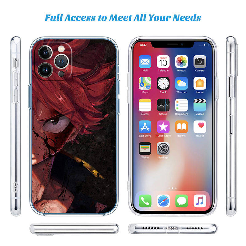 JO22 Fairy Tail Phone Case for Motorola E22S E7 G6 G7 G8 G9 Plus Power Play G10 G20 G04 E30 E40 E22 E20 E13 G22 G23 G Stylus Play
