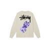 STU SS25 dice printing long-sleeved t-shirt for men and women of the same style, spot classic