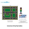 AI-Driven Autonomous Driving Sandbox for Robot Cart Map & Traffic Scene Simulation