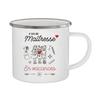 Merci Maîtresse Printed Mugs Coffee Cups Drinks Water Milk Cup Enamel Mug Gifts Idea for Teacher End of School Year Gift