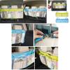 Car Organizer Large Capacity Storage Bag With Oxford Fabric Mesh For Vehicle Interior