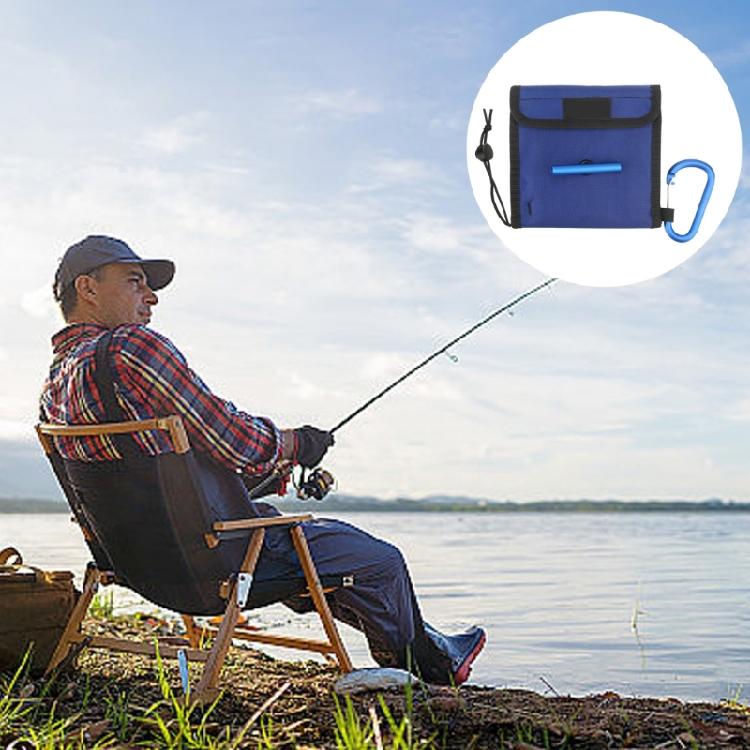 Fly Fishing Tackle Bag Front Wire Leader Tippet Line Wallet 10 Pockets Storage Bag Fishing Accessories Enduring