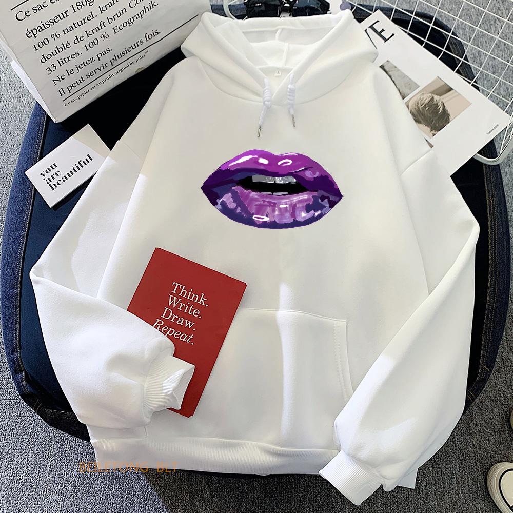 Purple Kiss Hoodies Korean Sweatshirts Fleece Comfortable Women Men Hooded Pullovers Sudaderas Ropa Mujer Girl