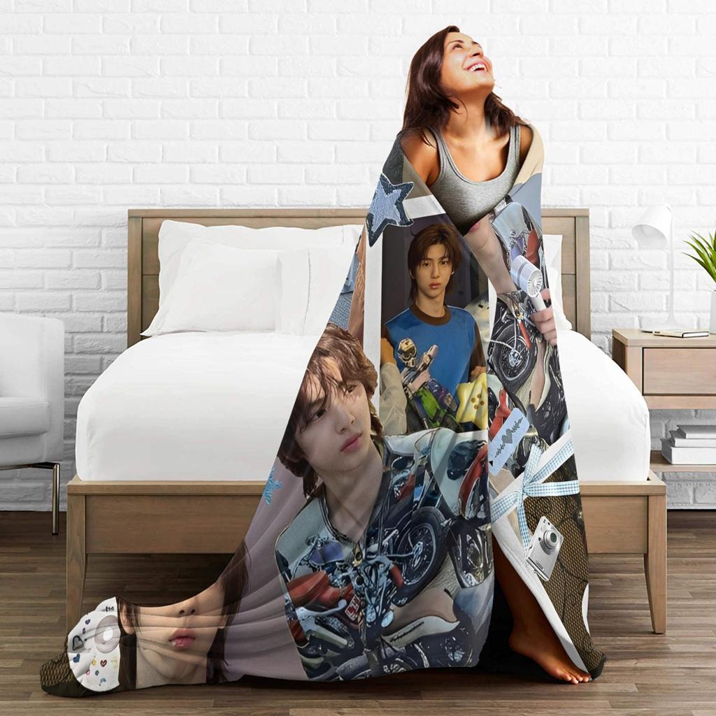 Coperte Kpop Music CORTIS in Pile Morbide Vintage per Decorazione Copriletto,