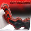 Fantasy Knot Silicone Dildo, Soft Liquid Silicone Design, Strong Suction Cup, Flexible Texture, Premium Fantasy Collection, Discreet Packaging