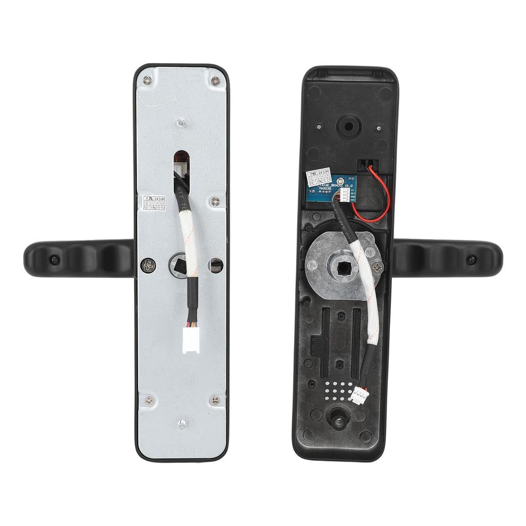 ZJchao Intelligent Smart Waterproof Design Fingerprint Lock Swipe Card Key Password Electronic Lock for Wooden Doors with Handle Fingerprint Lock Elec