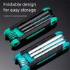 Folding Hexagon Socket Wrench Multi-functional Torx Key Set New Allen Key Set  Outdoor Repair